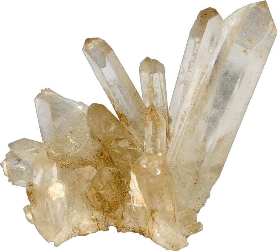 crystals quartz clear geode sticker by rottedbeauty