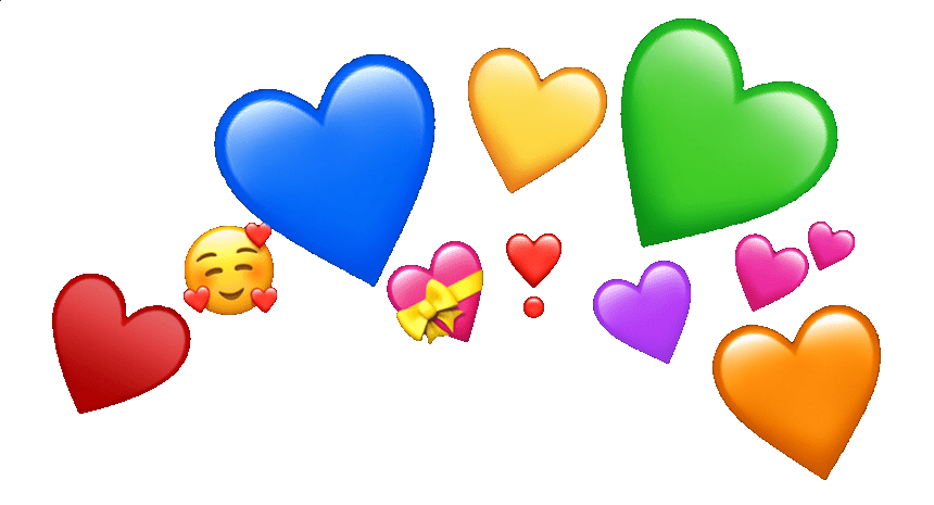 Wholesome Heart Emoji Meme Transparent