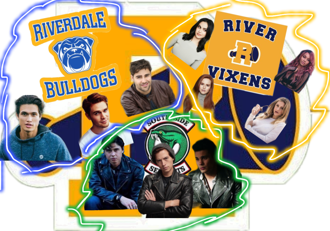 riverdale serpents bulldogs vixens sticker by gracie_7272