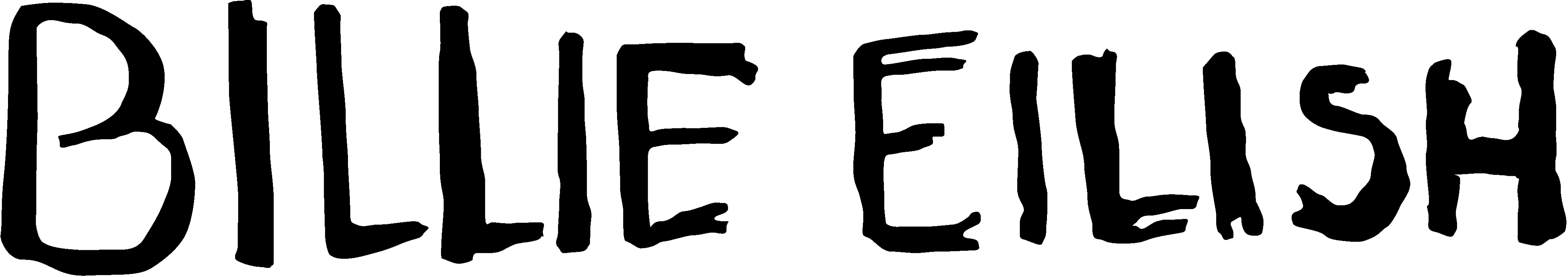 Billie Eilish Logo Transparent Background Transparent Billie Eilish