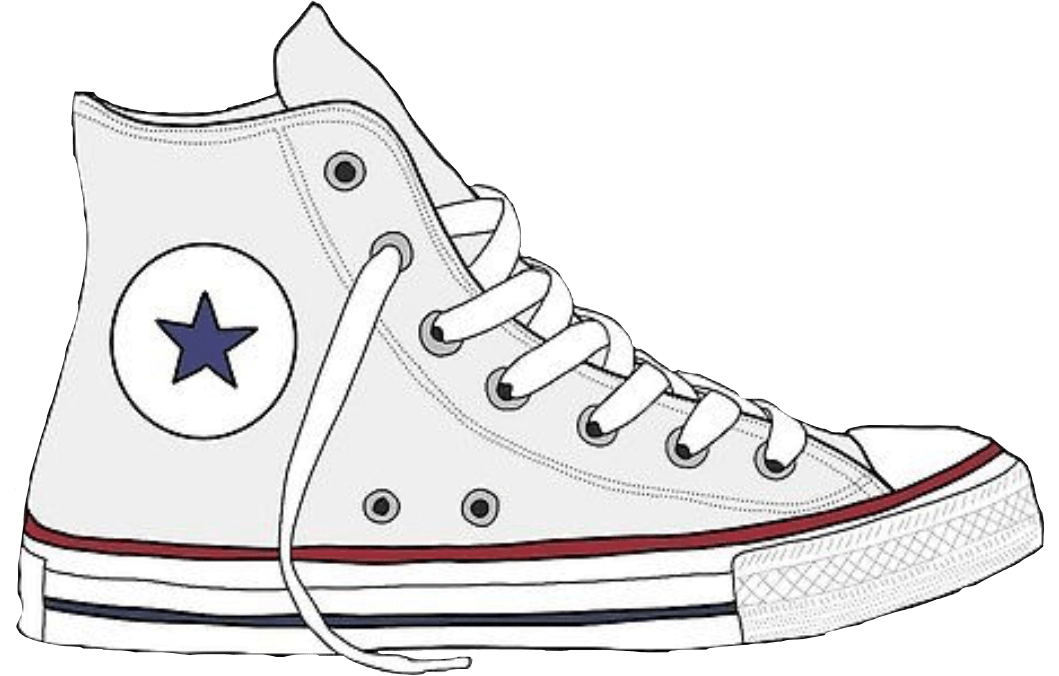 converse white aesthetic shoes vsco blue red freetoedit...
