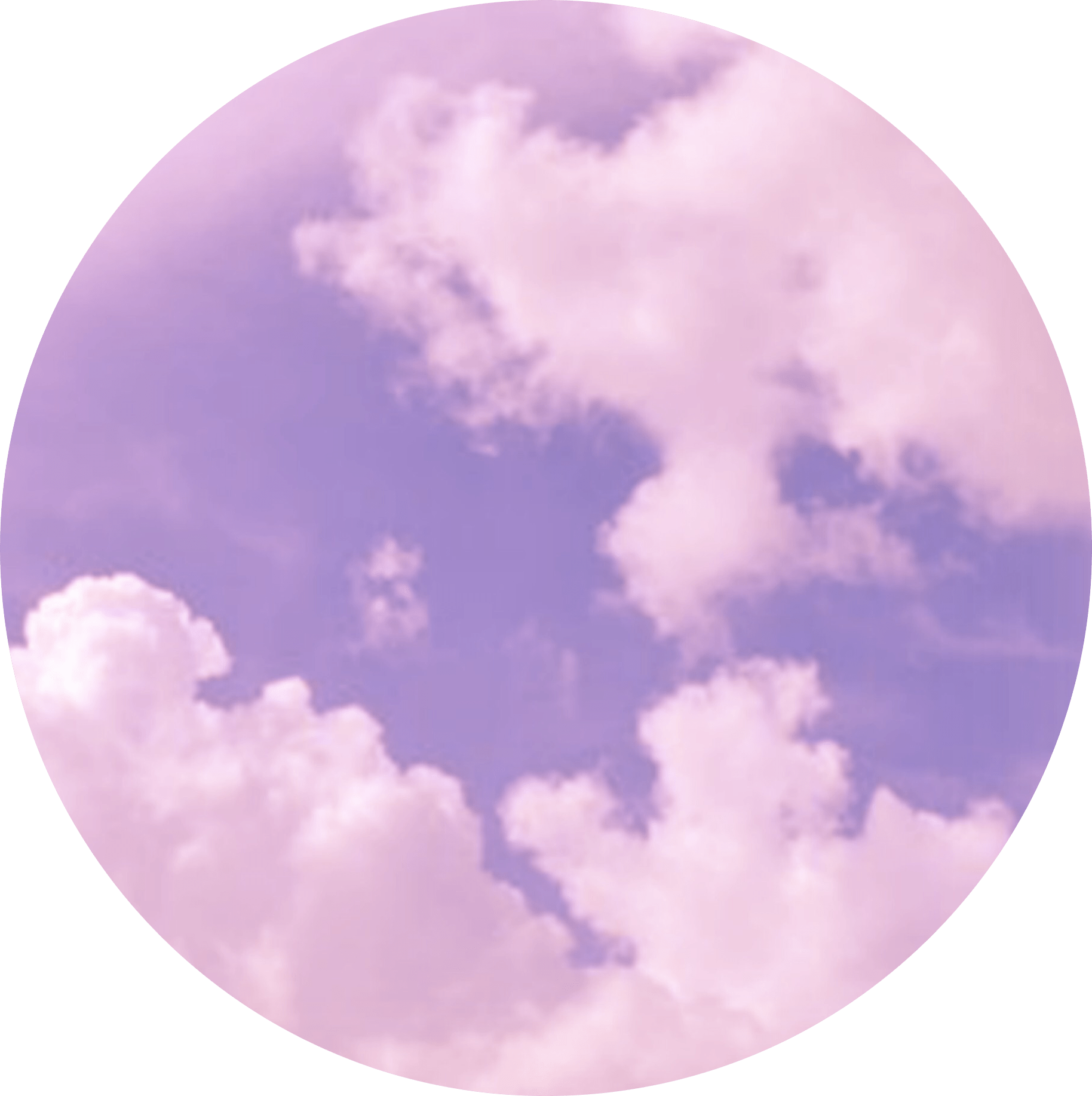 freetoedit clouds cloud purple pink circle рамка фон...