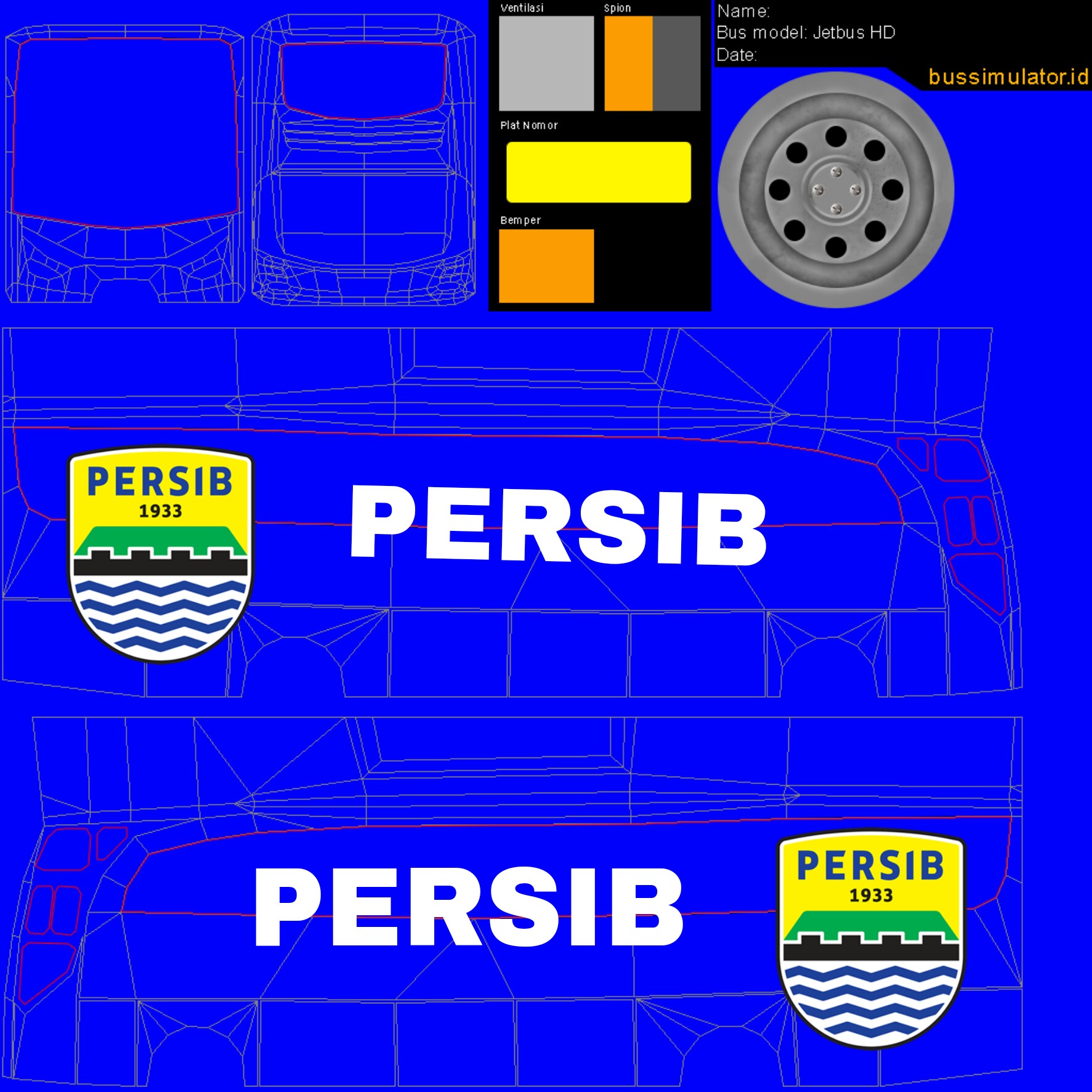 Gambar Persib Untuk Bus Simulator