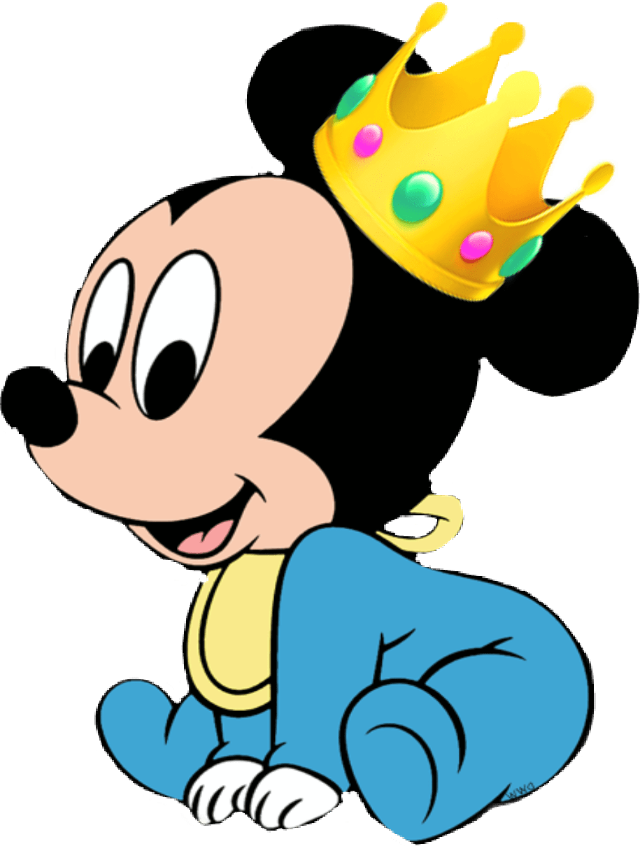 bebé mickey rey Sticker by Estefanny Vinasco