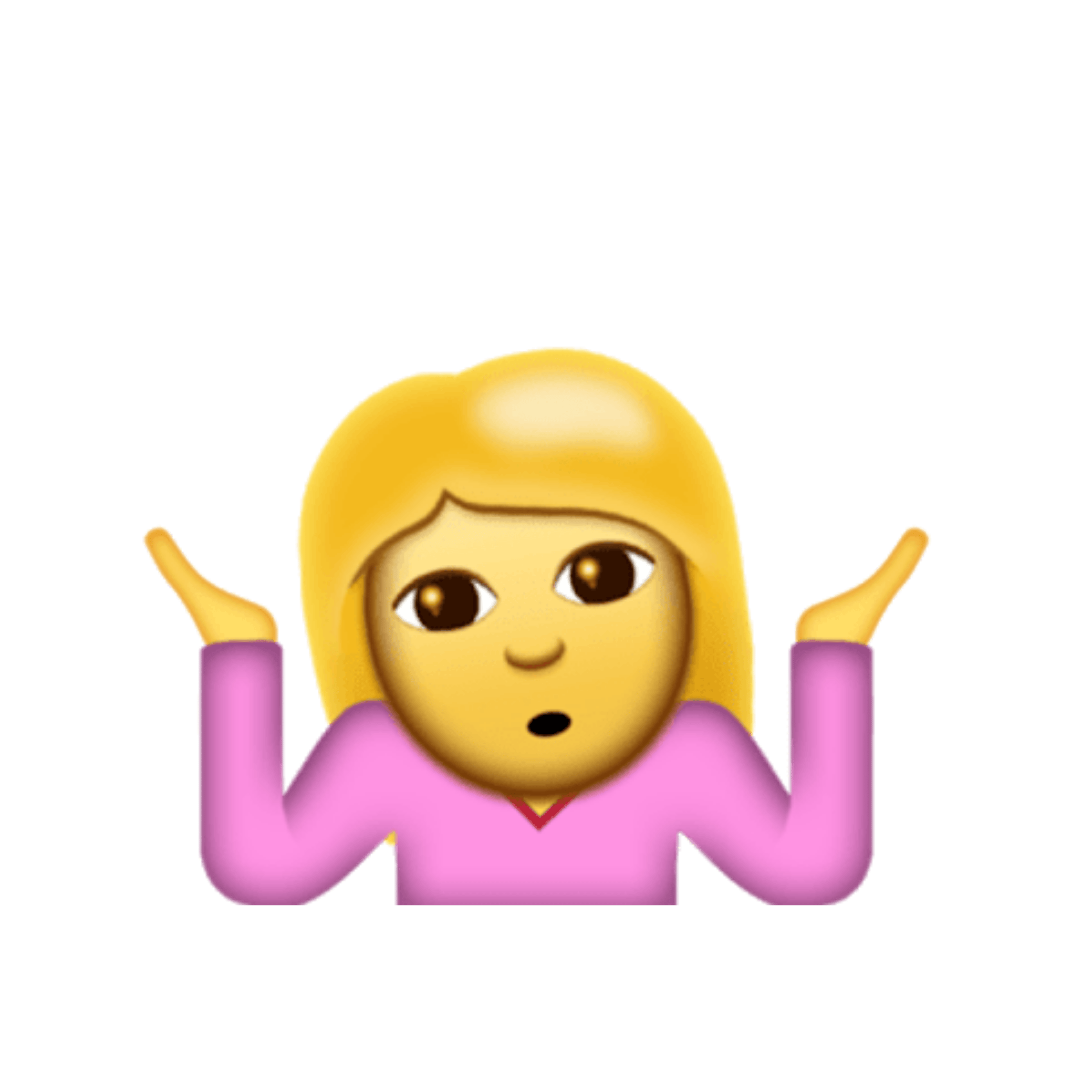 emoticon girl idk emojisticker emoji sticker...