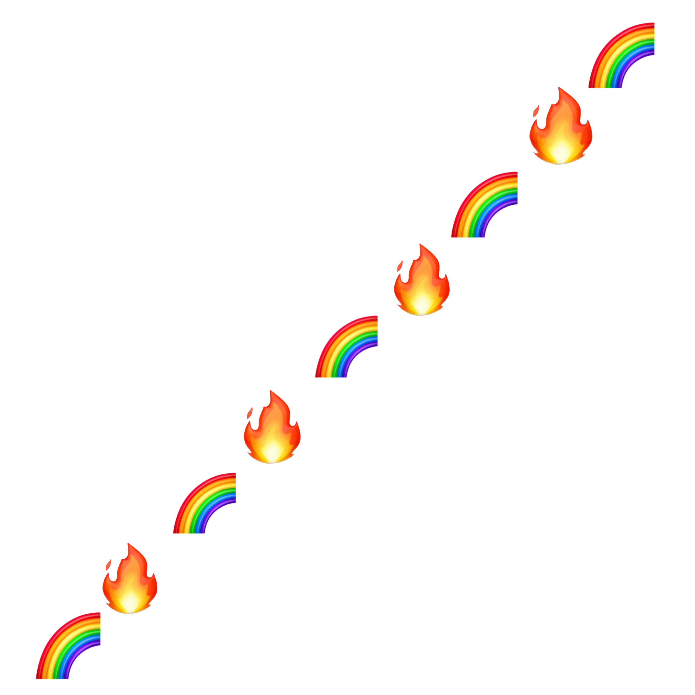 freetoedit emojis emoji rainbow sticker by amelaine