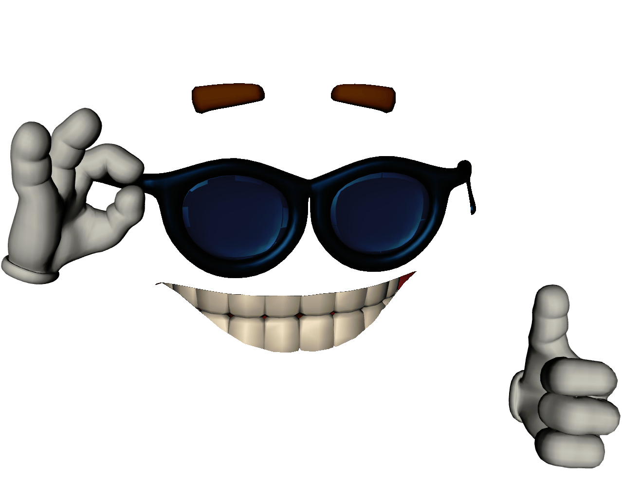 Download Dank Meme Glasses Transparent PNG & GIF BASE