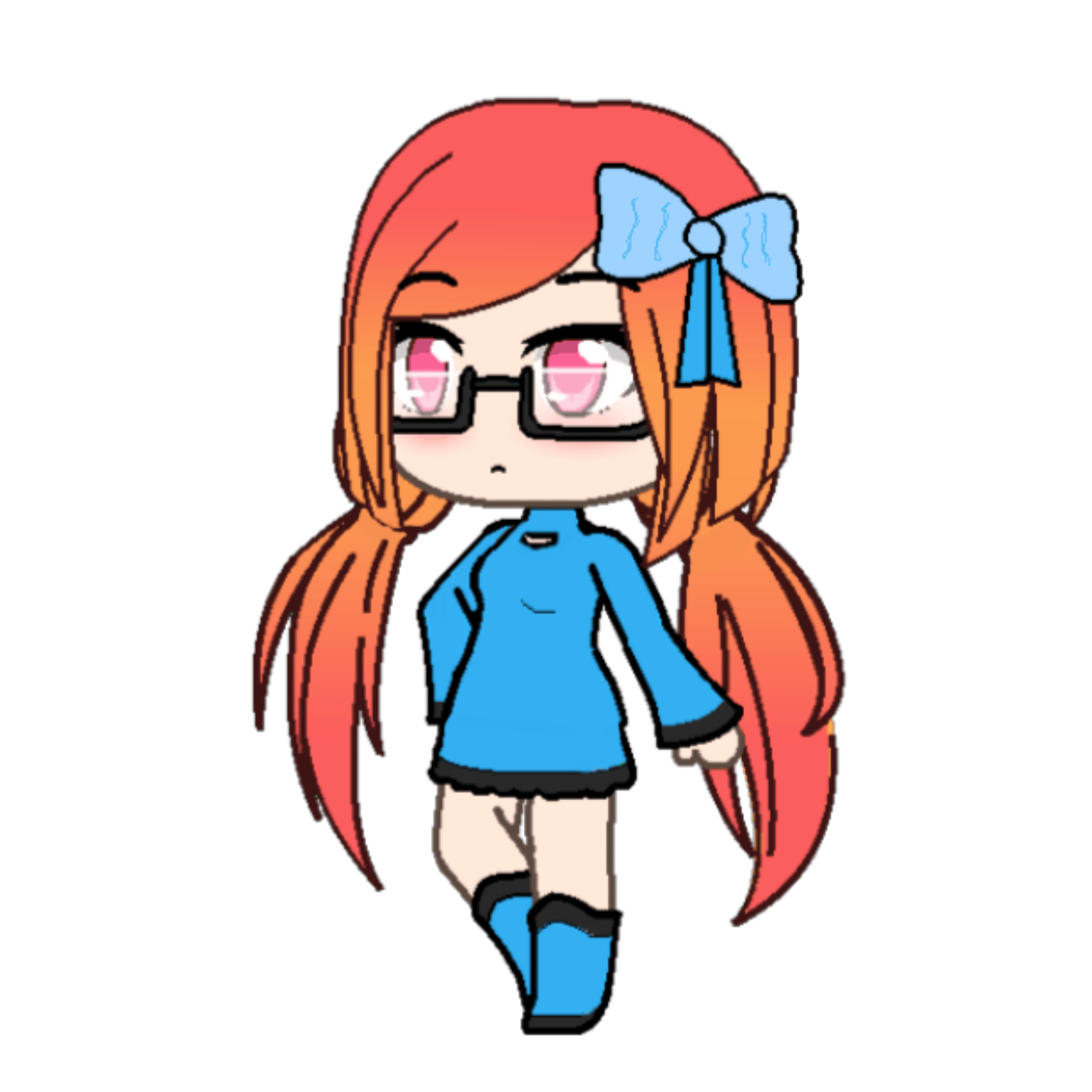 freetoedit gacha verse gachaverse cute avatar glasses...