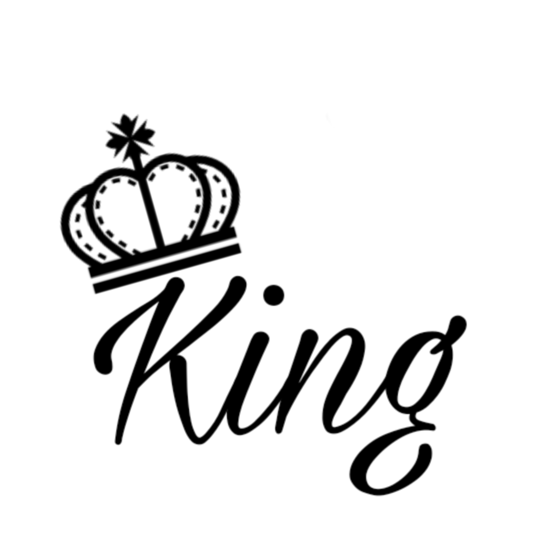 king crown royal text Sticker by Tikku