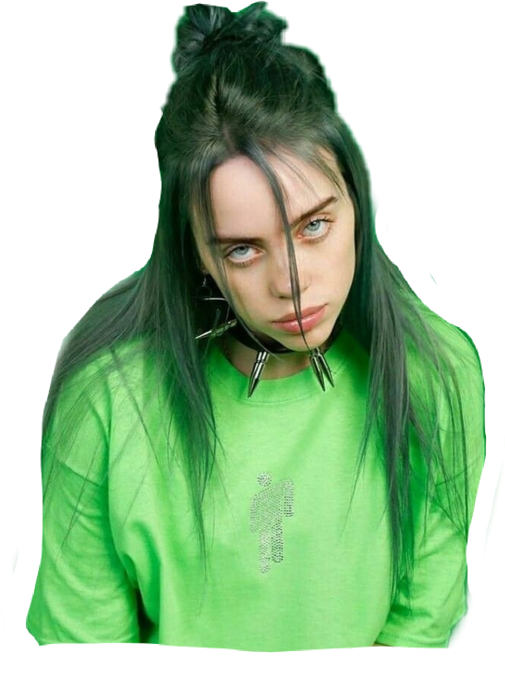 Billie Eilish Neon Green Hair