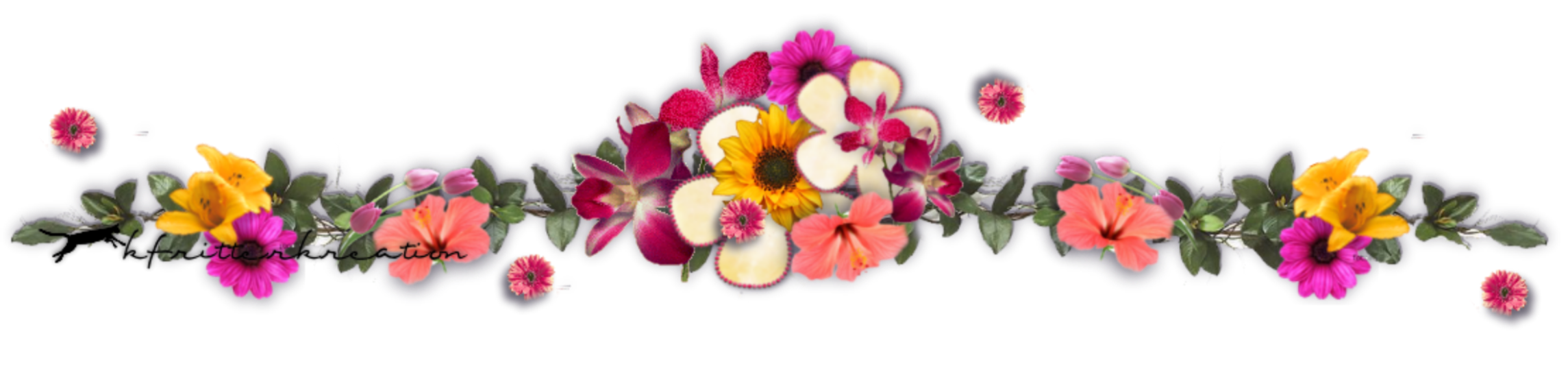 Flower Border Divider