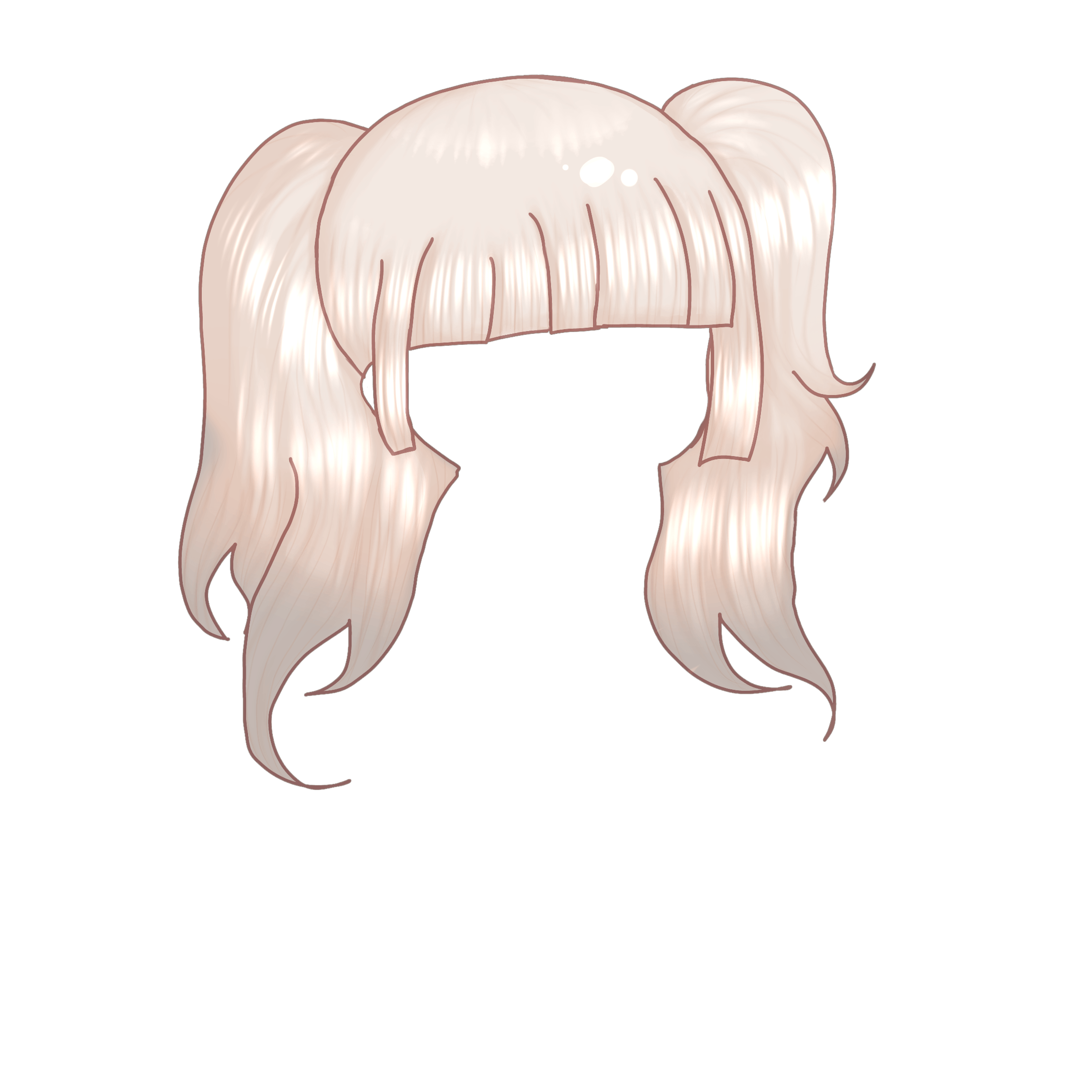 Gacha Hair Drawing