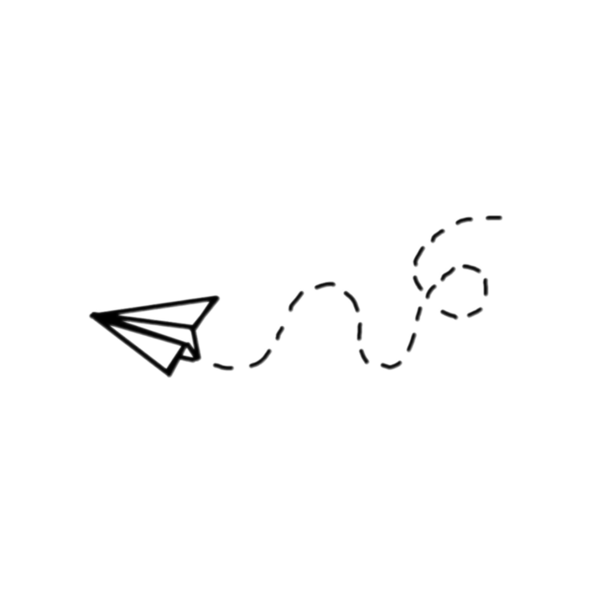 airplane doodle paper Sticker by Nienke
