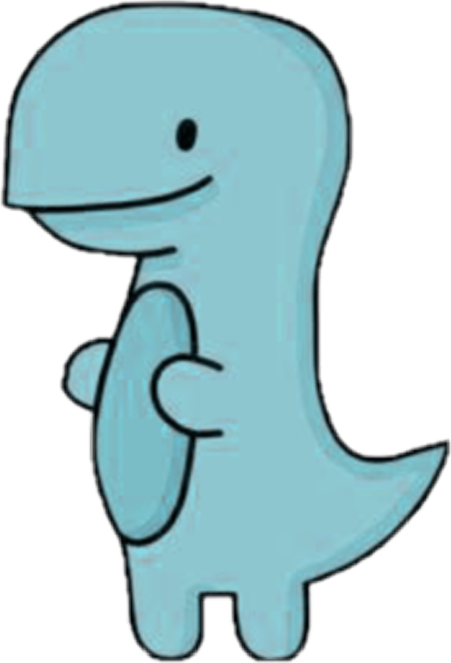 Aesthetic Dinosaur Wallpaper Blue Kremi Png