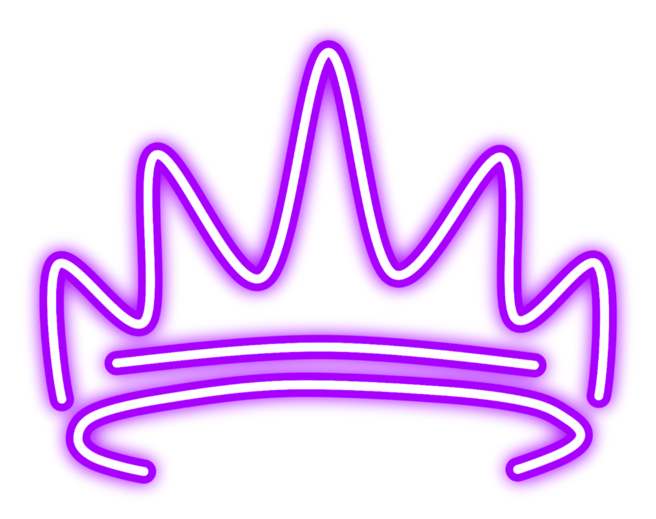 neon crown cute neoncrown cutecrown sticker by marlena83