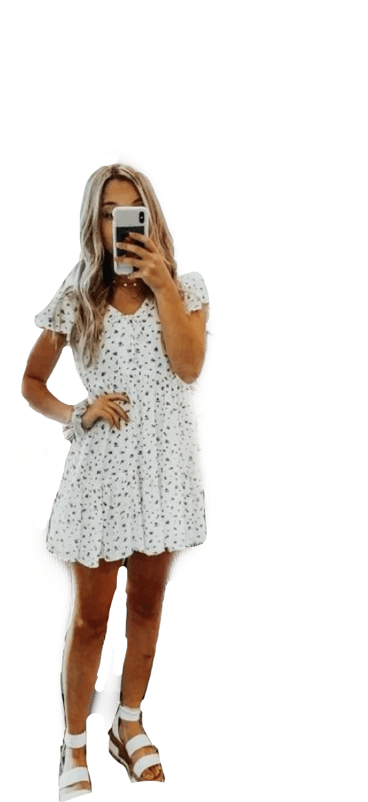 vsco vscogirl girl dress sticker by imcoolanduarenot