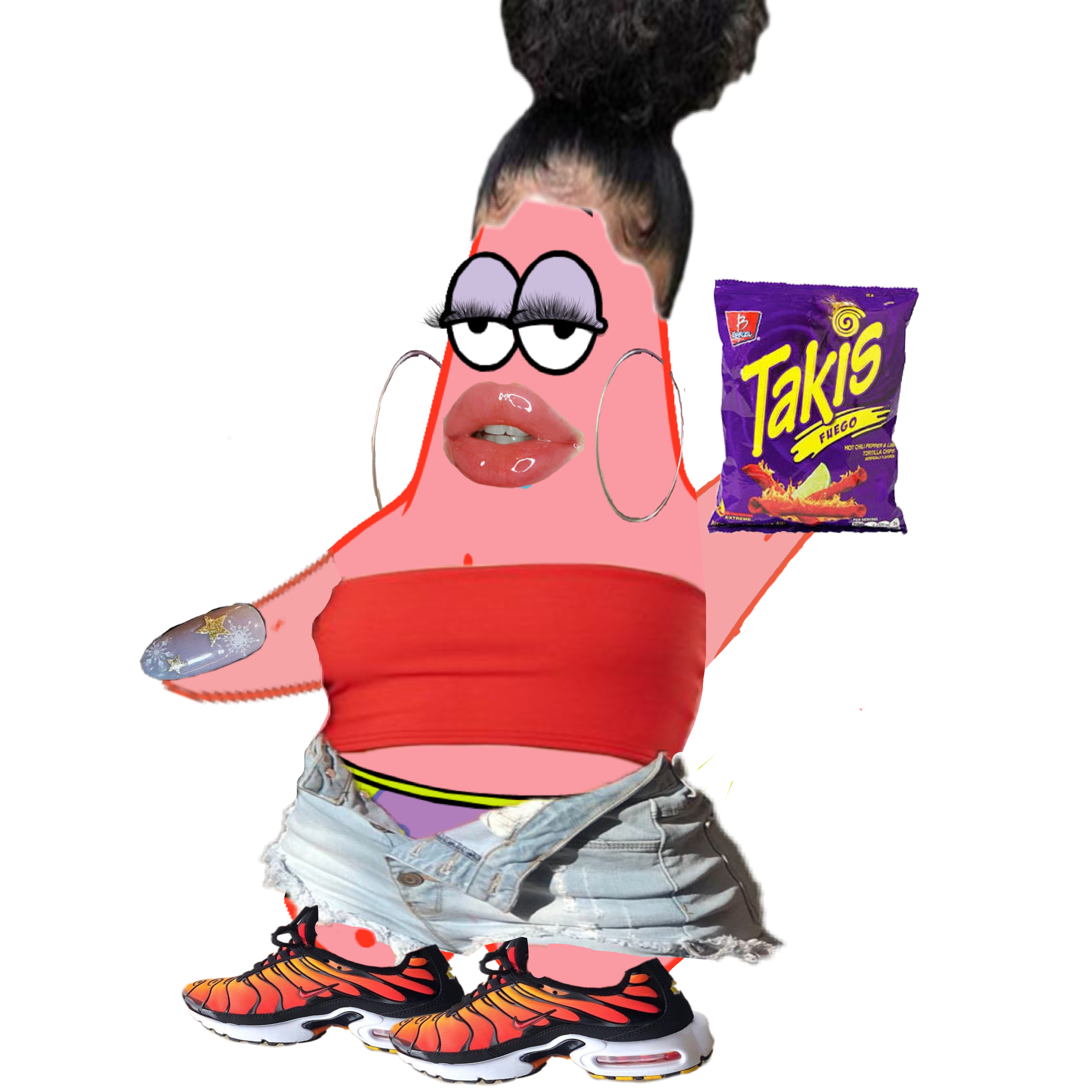 Patrick Star Long Nails Reaper Wallpaper