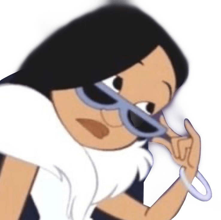 Baddie Cartoon Aesthetic Stickers