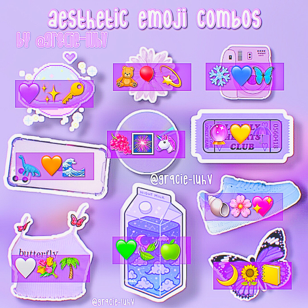 Aesthetic Emojis Combo