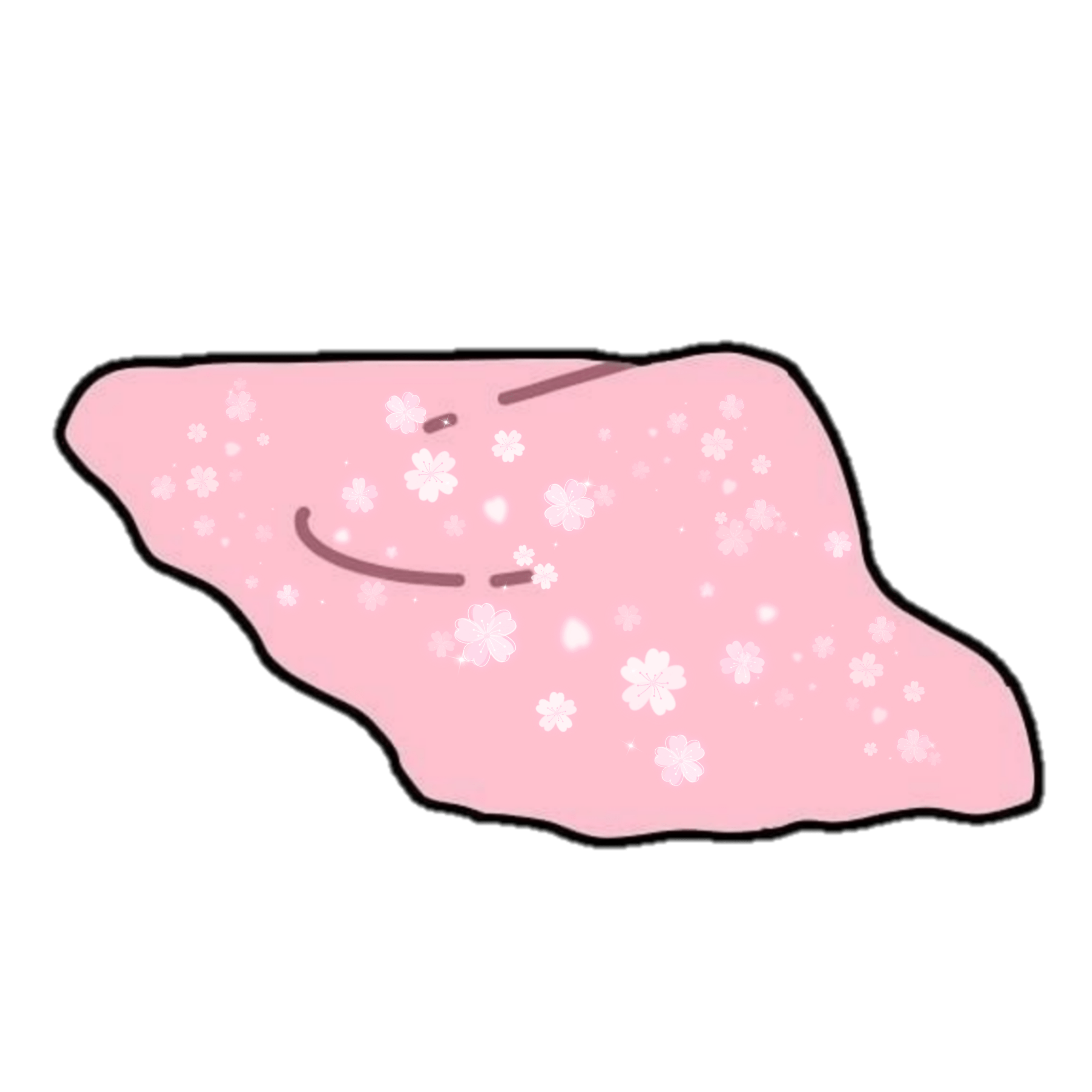 cute pink blanket freetoedit sticker by sugarofficial123