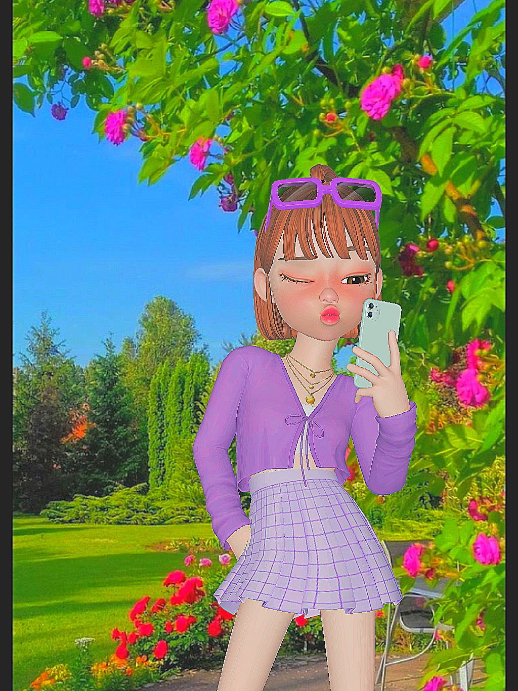 147 Aesthetic Zepeto Wallpaper Girl My
