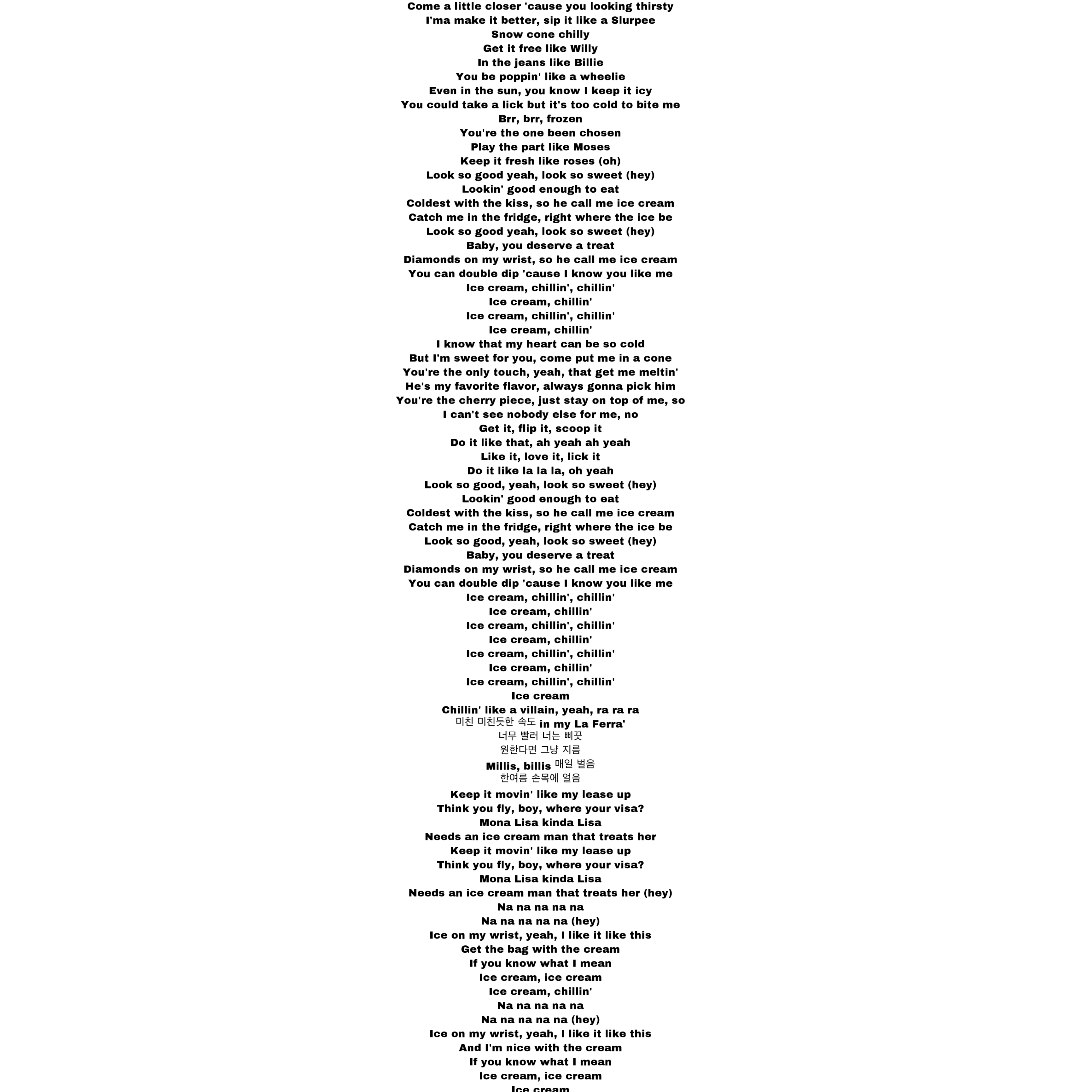 lyrics songs text blackpink sticker by t0gah1m1k0