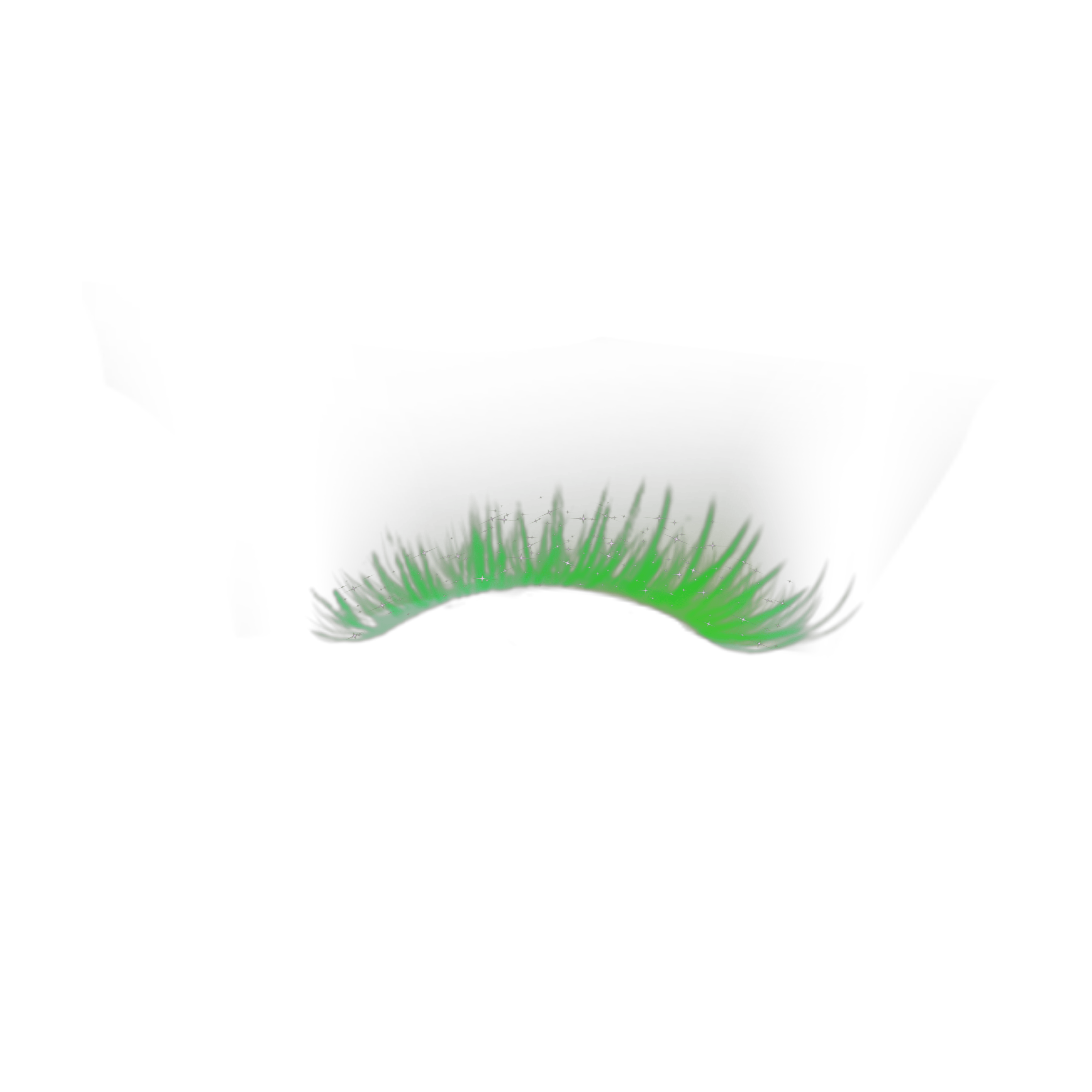 freetoedit green nature lashes sticker by i_eat_chalk