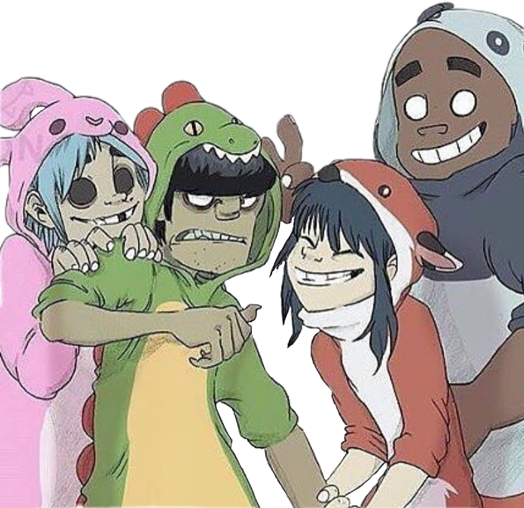 gorillaz noodle 2d russel murdoc freetoedit...