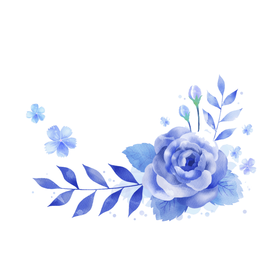 bloom flower blue frame border flowers white bouquet...