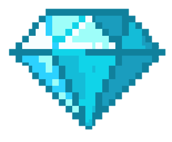 diamond pixel diamante Sticker by Acsa Martins
