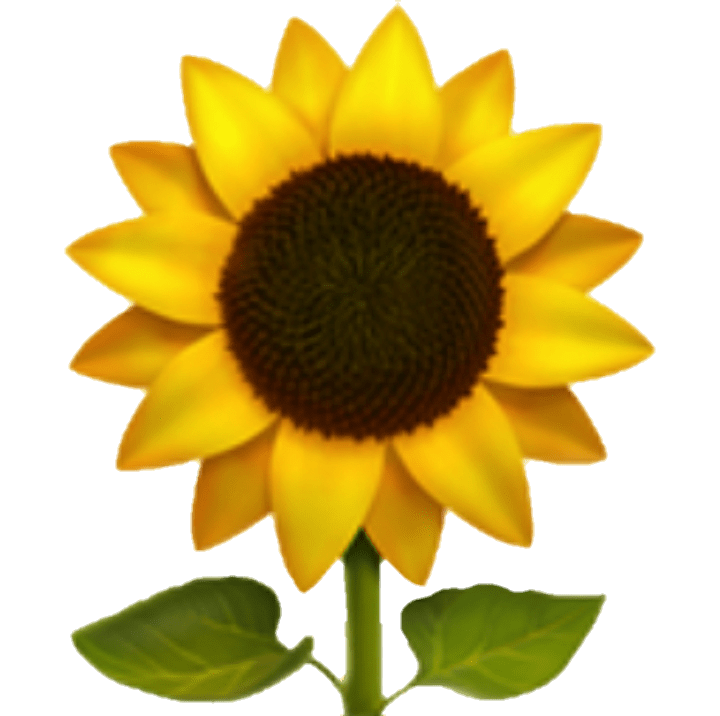 emoji girasol Sticker by Yesy bg