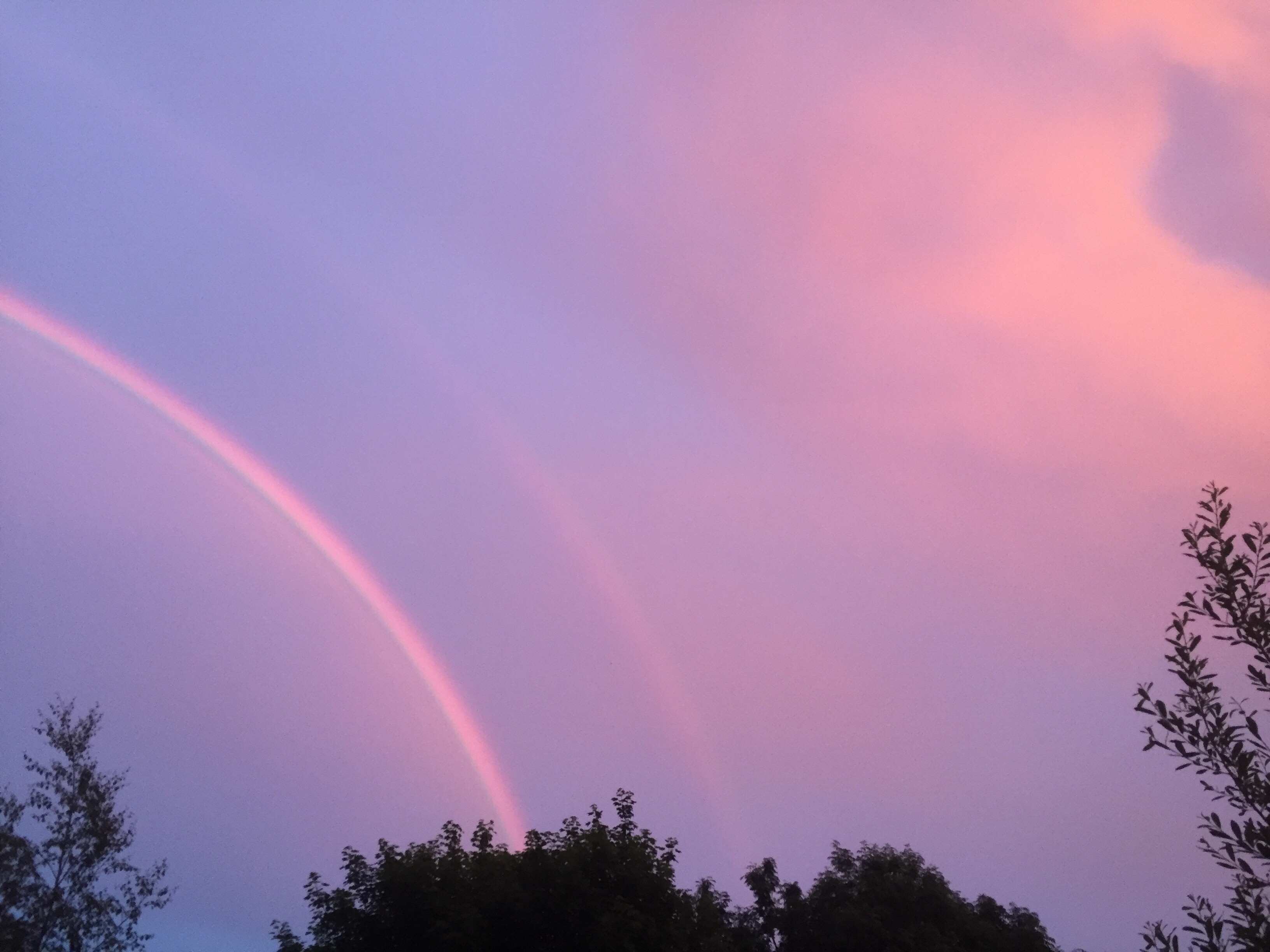 freetoedit aesthetic rainbow pink purple clouds nature...