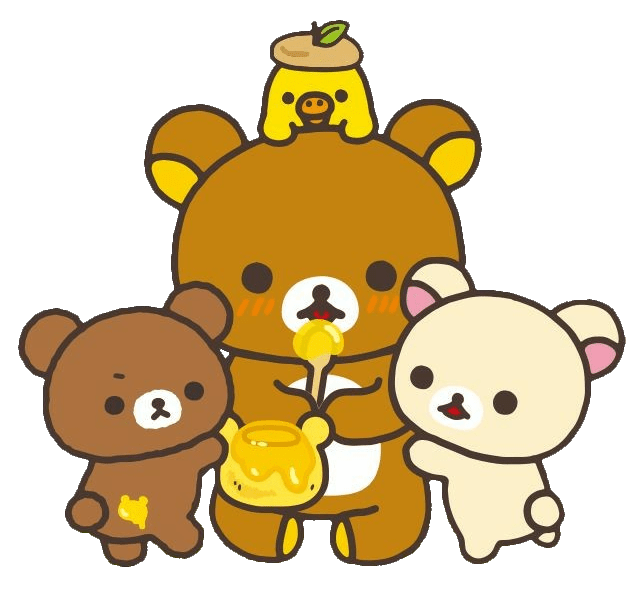 freetoedit rilakkuma bee honey sticker by rilakkuma812
