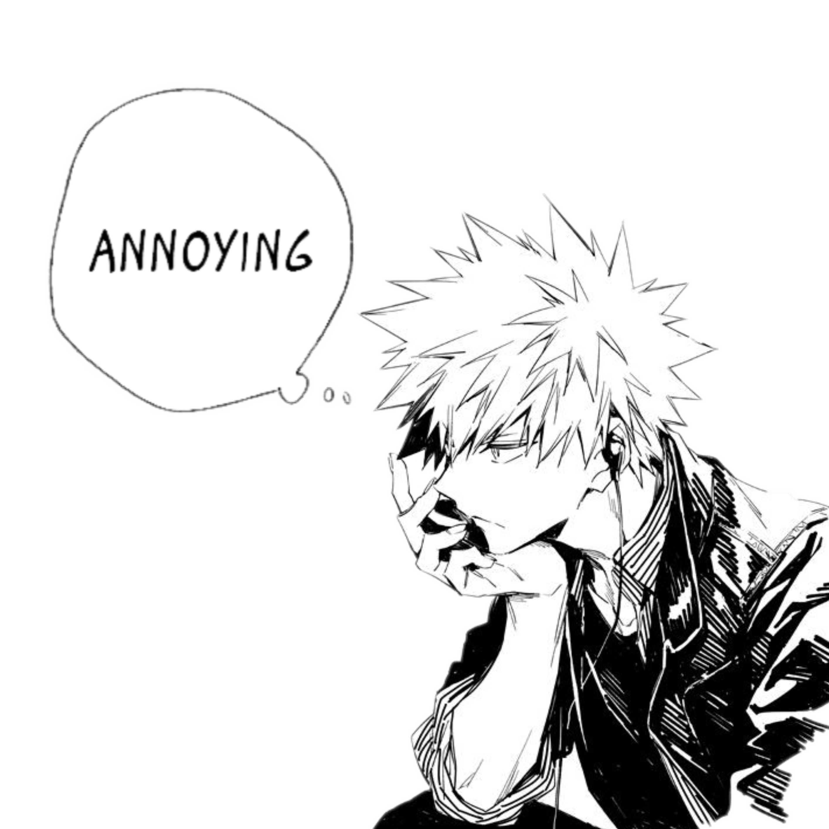 mahbaby bakugou katsuki blackandwhite manga anime boy...