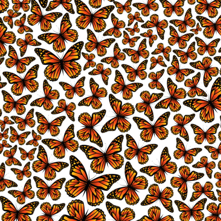 butterfly emoji mariposa orange sticker by berenice002