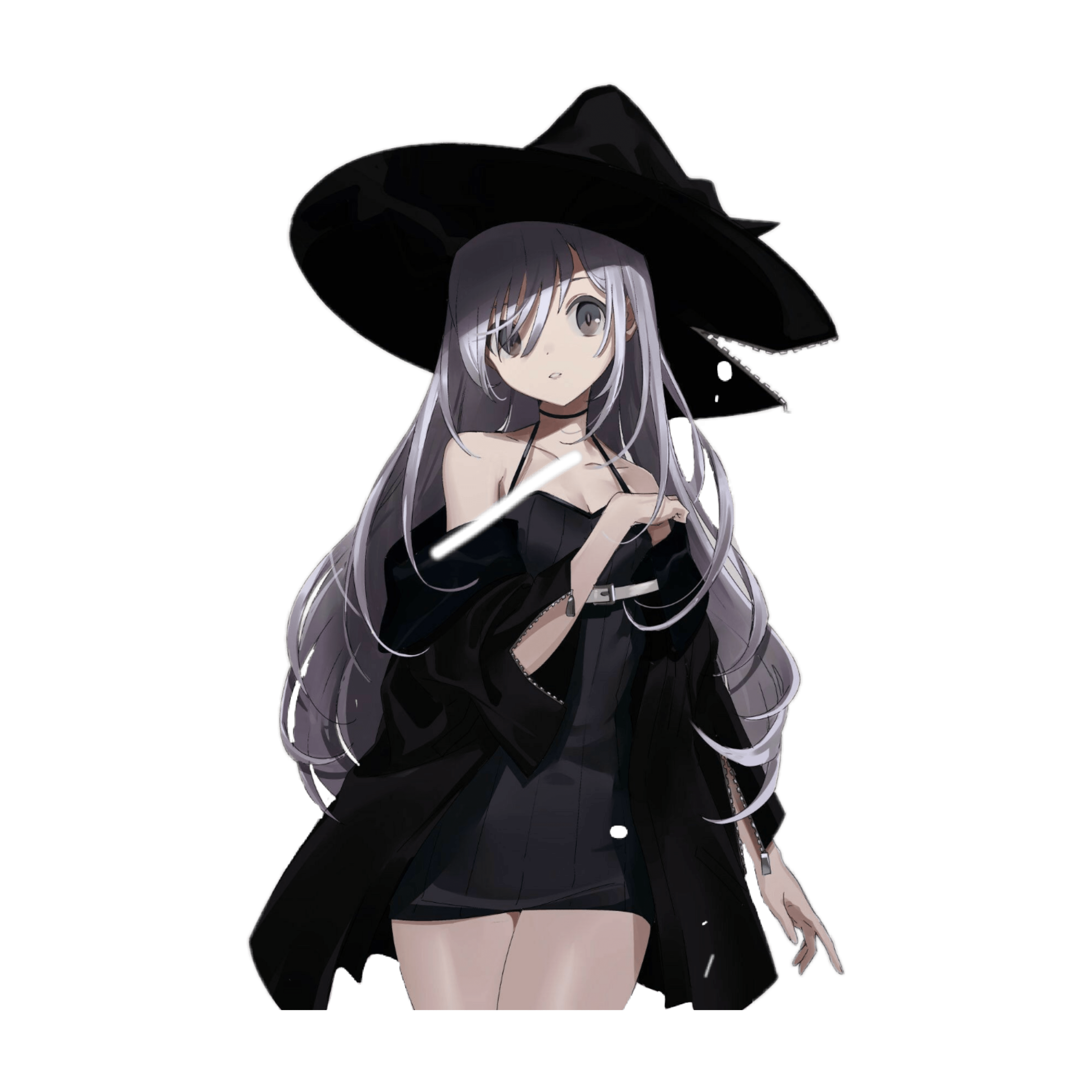 anime witch black Sticker by m0ntiag0