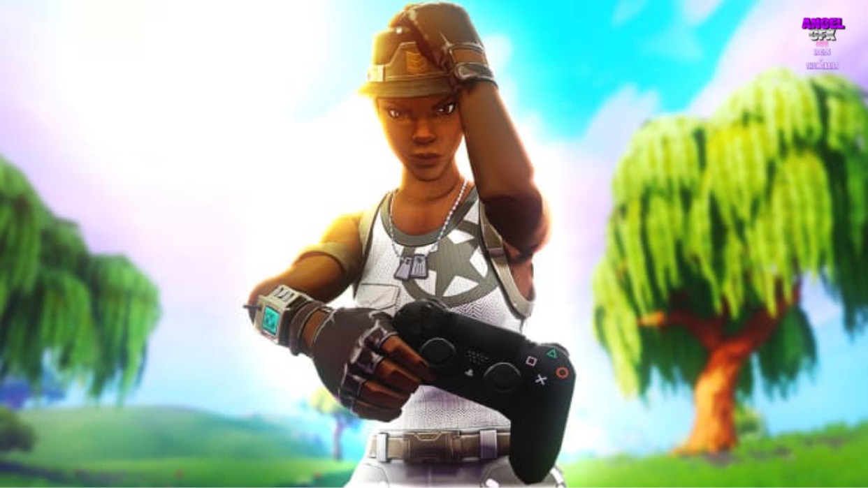 Cool Fortnite Skins Holding Xbox Controller V Bucks On Pc