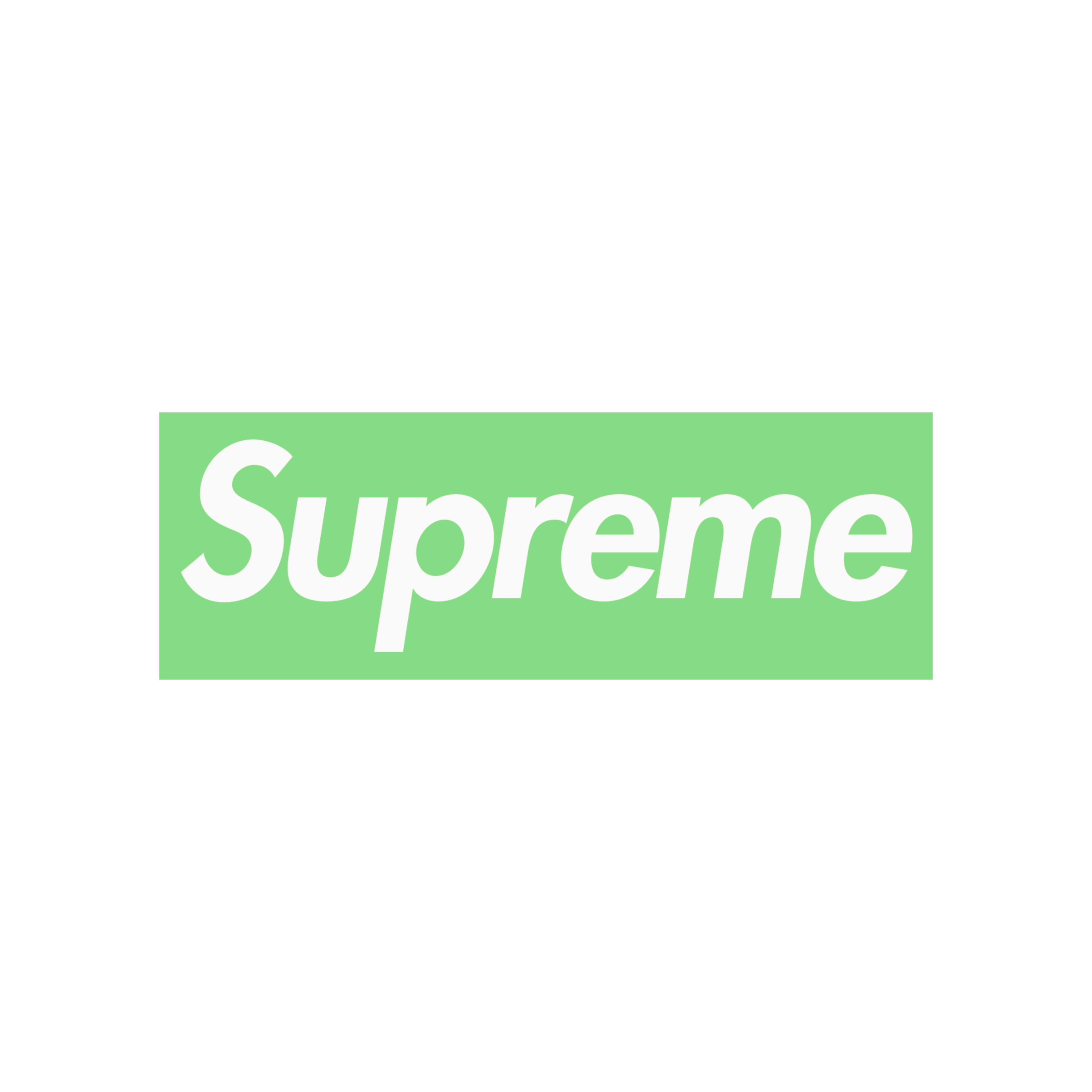 Supreme Logo Green