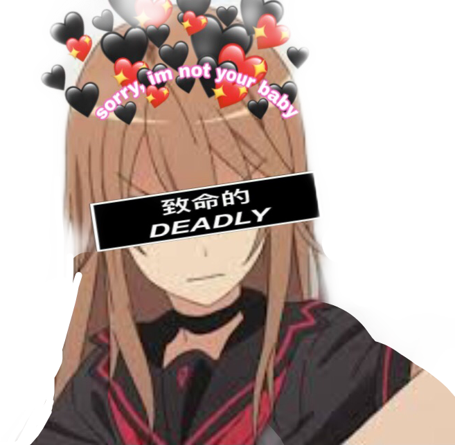 Baddie Anime Pfp Middle Finger Transparent Cute Ghost Png Formrisorm