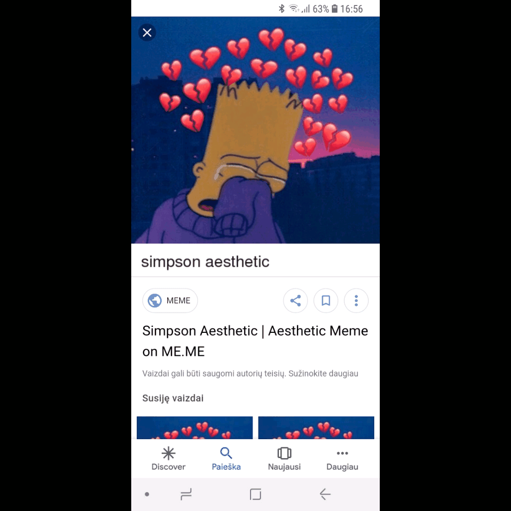 Bart Sad Aesthetic Gifs