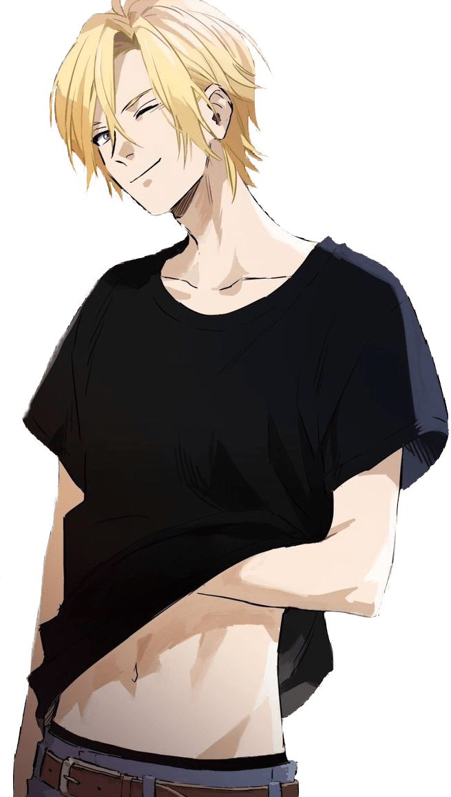 banana_fish эш_линкс банановая_рыба sticker by zabidac