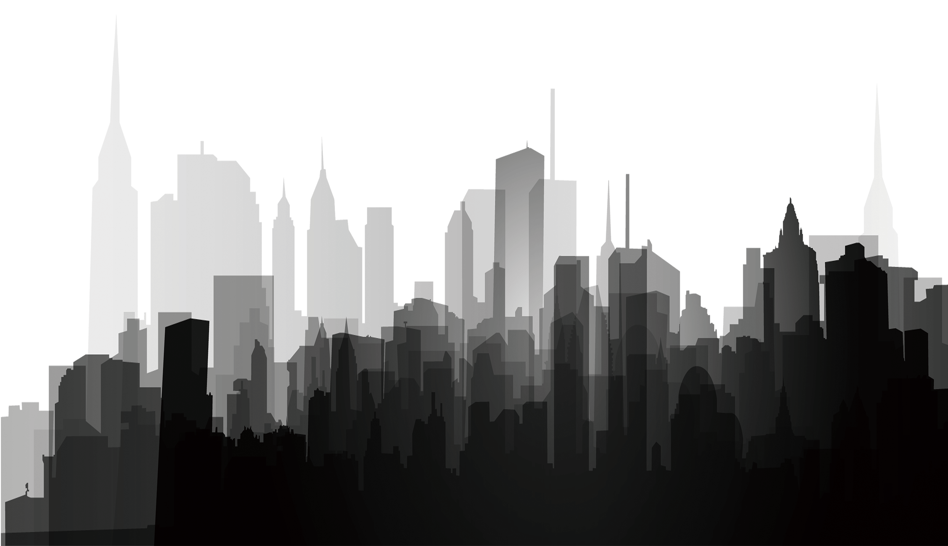 ftestickers city cityview blackandwhite silhouette freetoedit