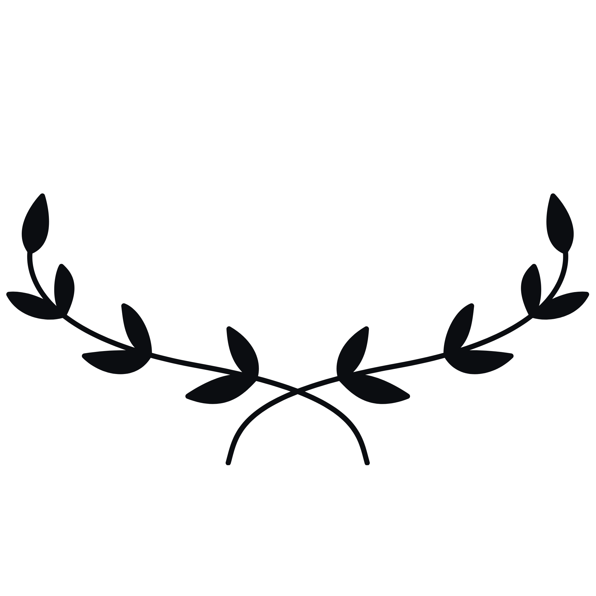 Black Line Drawing Floral Leaf Border Leaf Flowers Fr vrogue.co