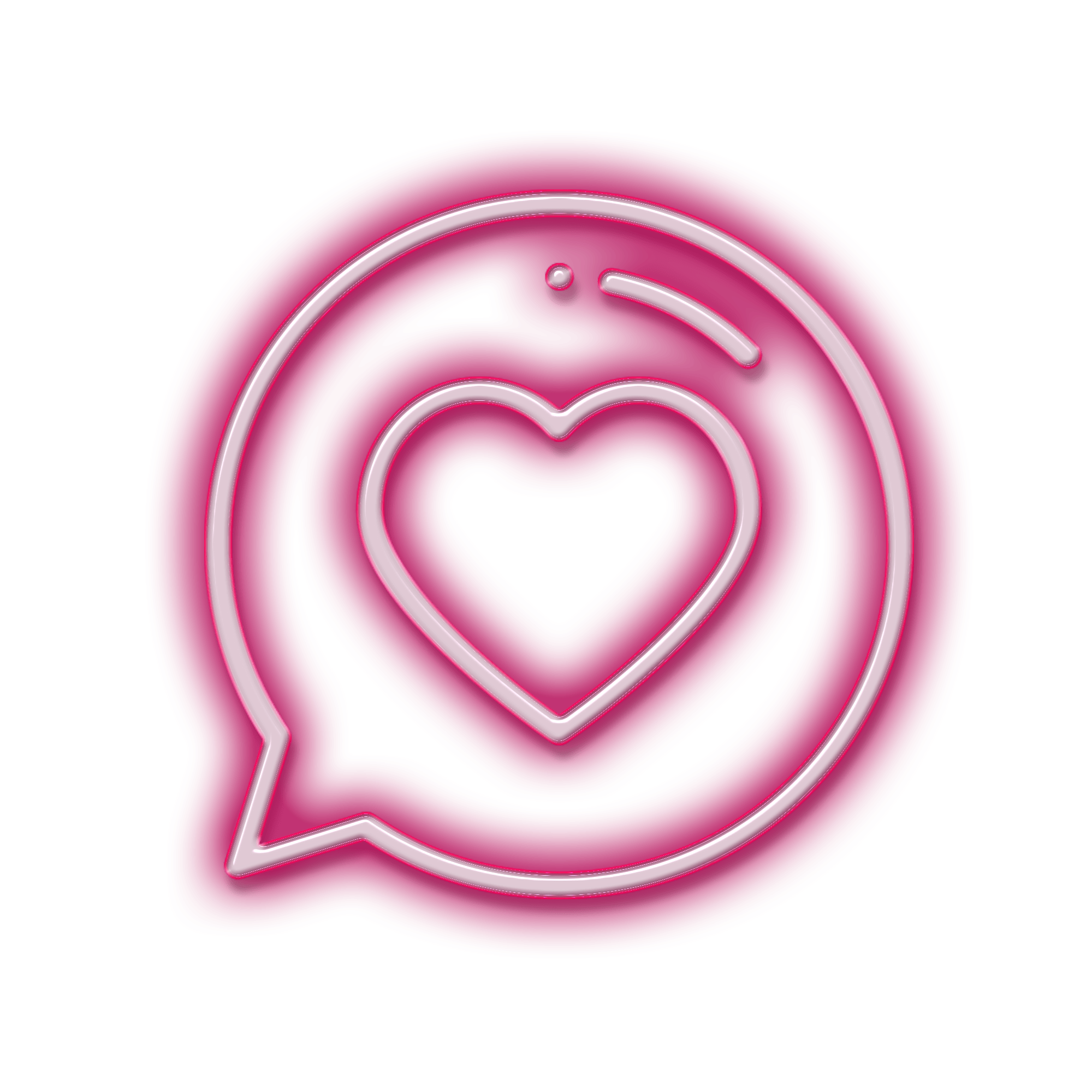 neon heart love whatsapp 4asno4i sticker by 4asno4i