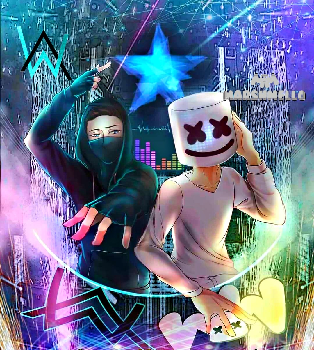 Alan Walker & Marshmello Fan Art alanwalkermusic alanwa...