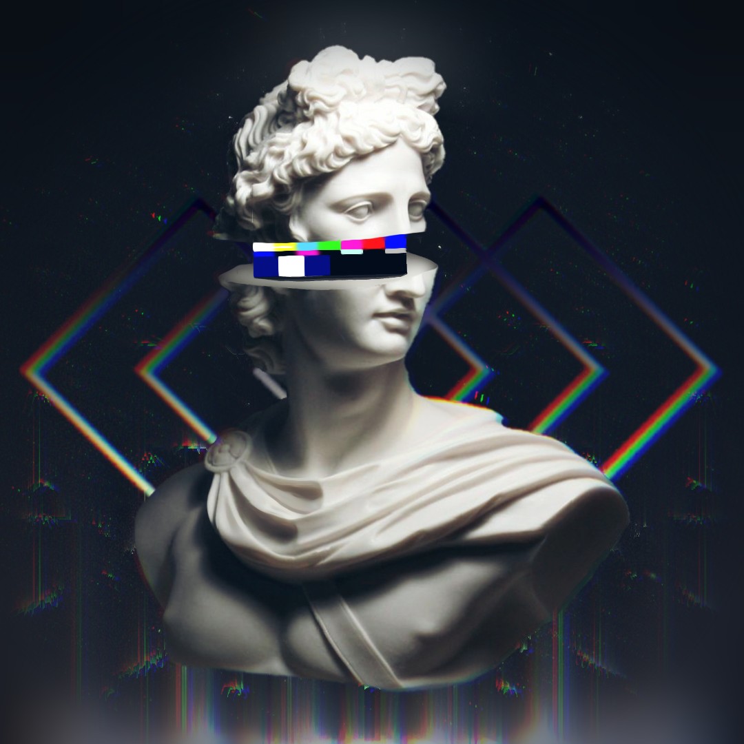 aesthetic greek sculpture glitch 293160609029201 by ozrox
