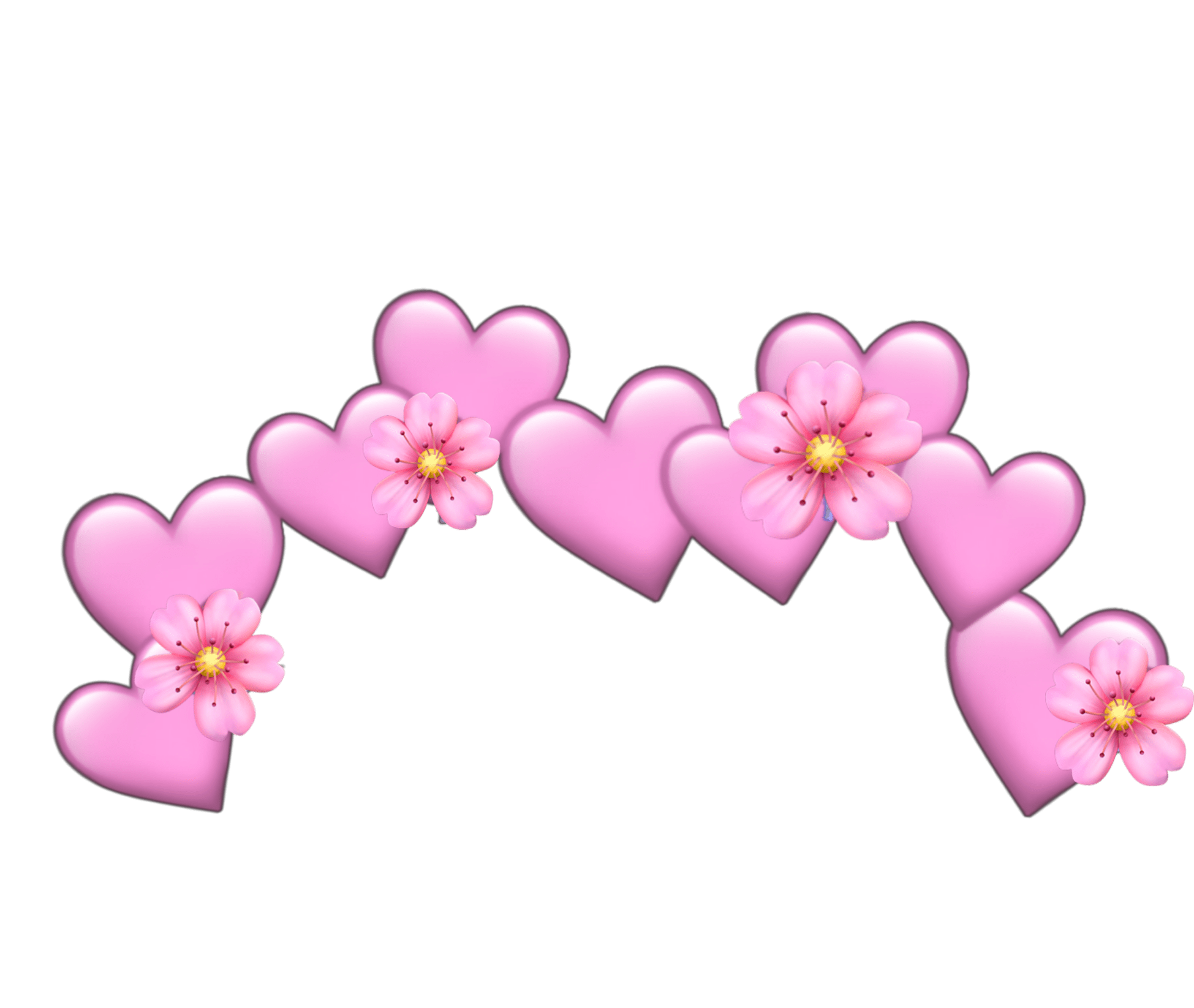 Isla Danglow Pink Flower Emoji Meaning emoji crown heart flower