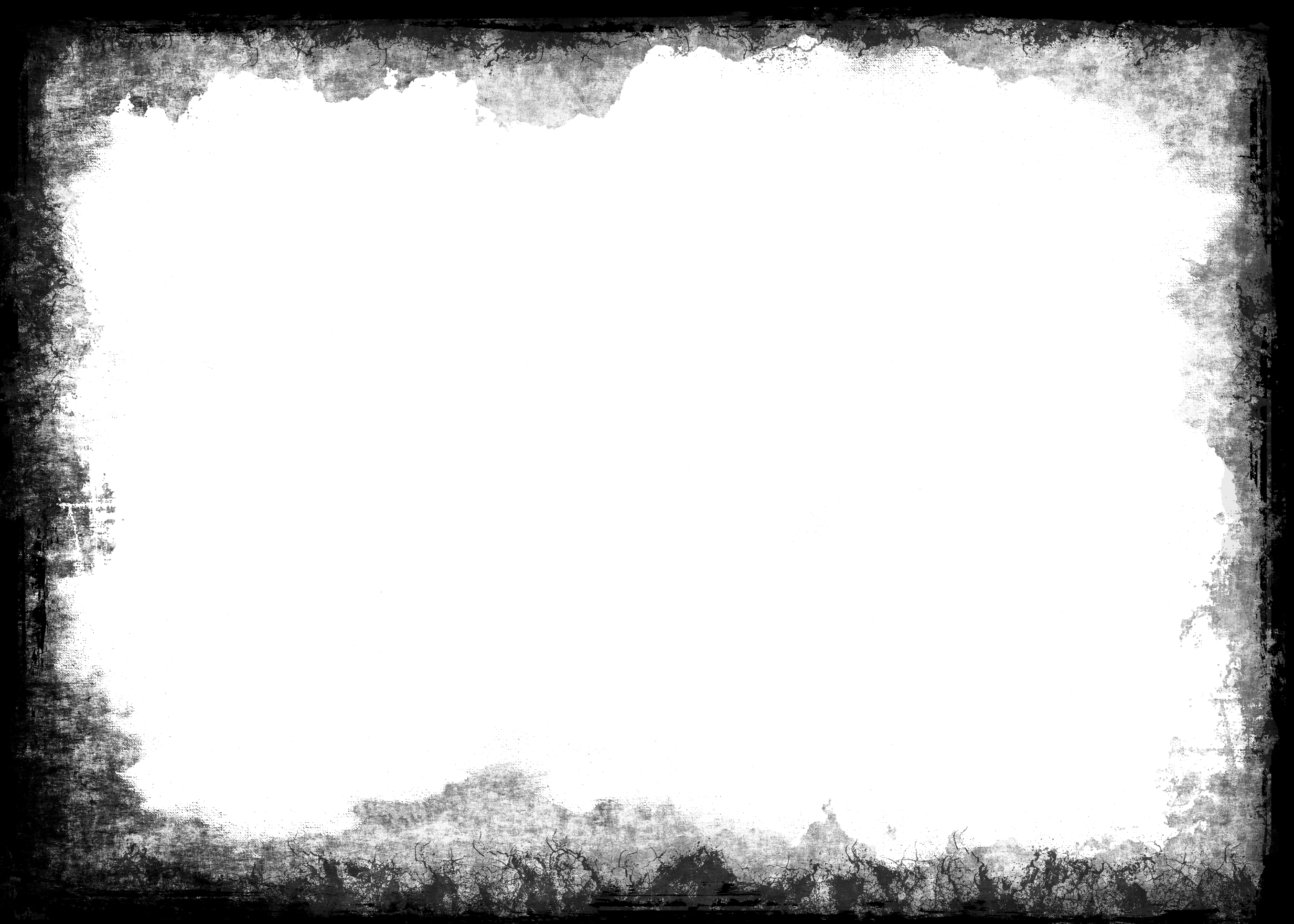 ftestickers grunge abstract frame borders black...
