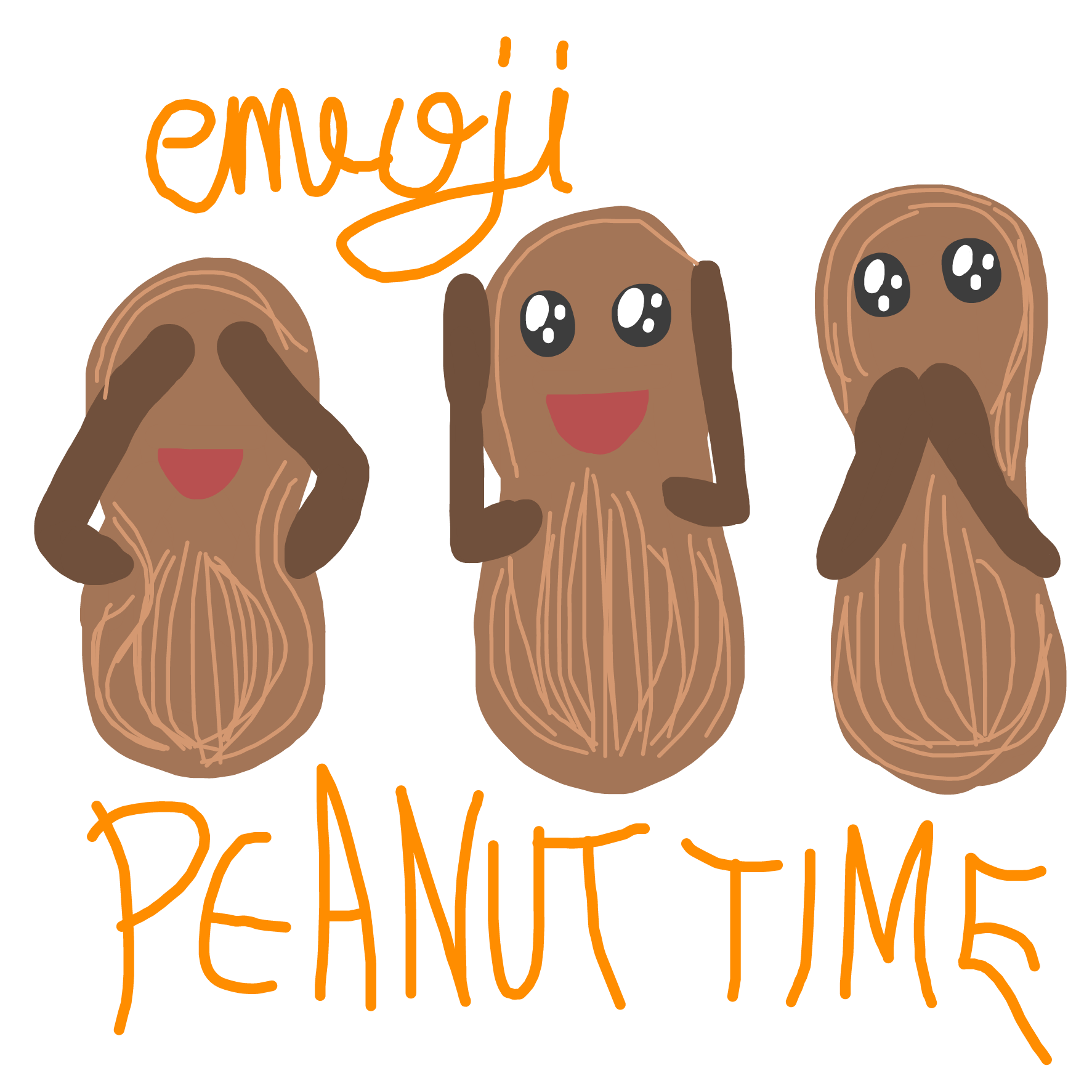 freetoedit scpeanuts peanut emoji sticker by smitov19675