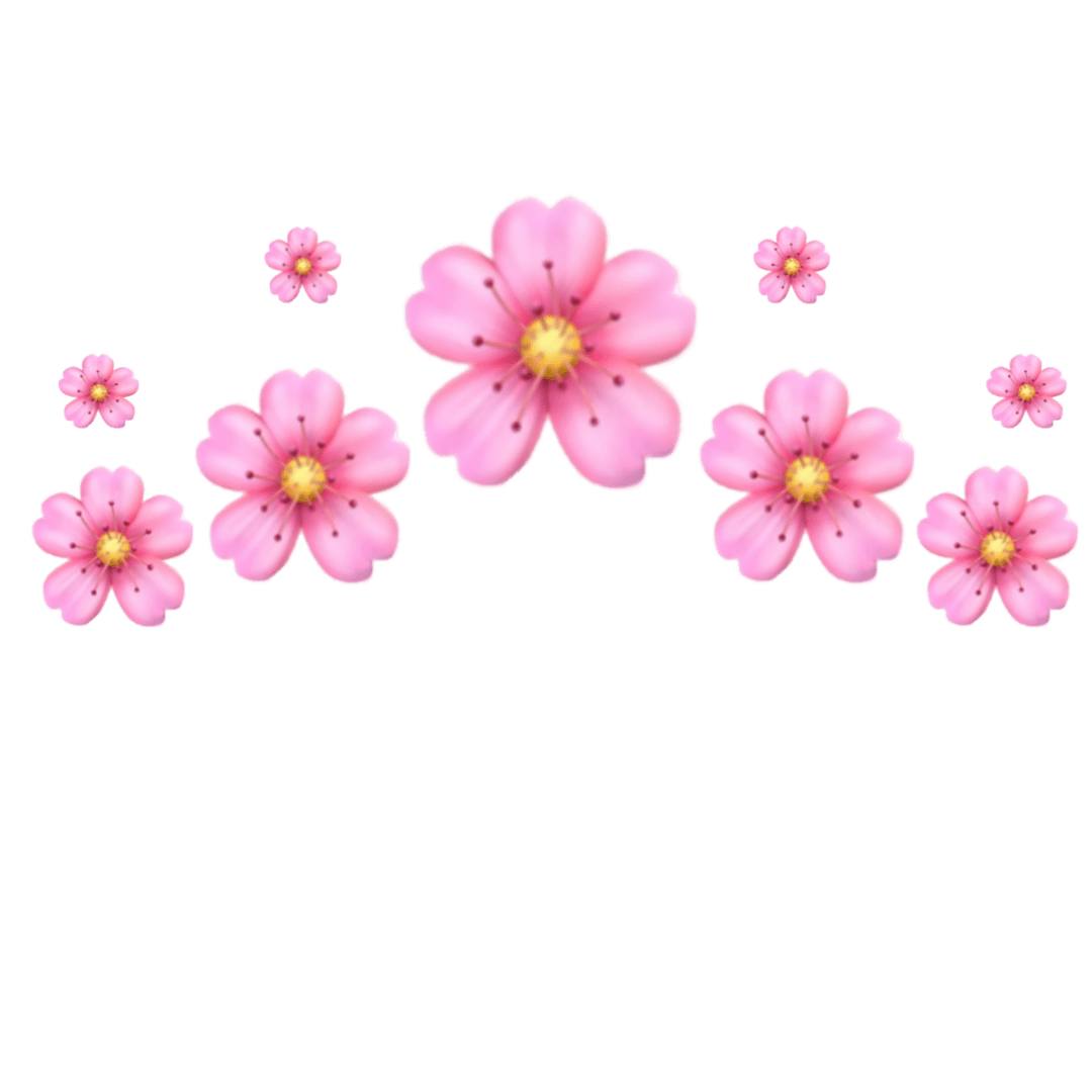 crown emoji flower cherry emojicrown tiktok...